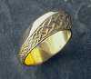 JBD503 Ring - Celtic and Smooth Offset